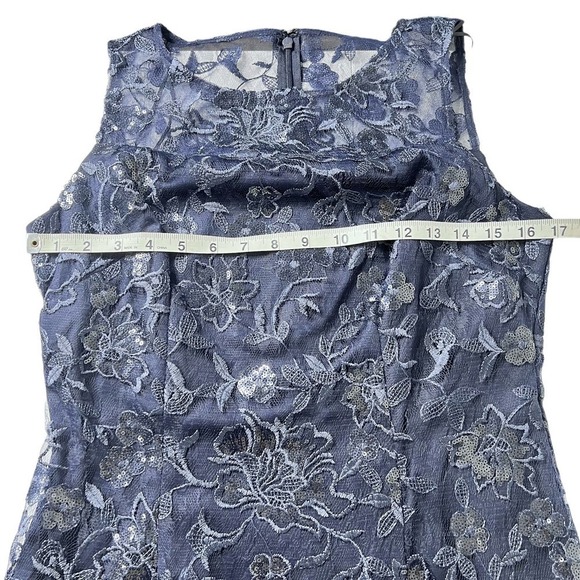New Women’s Alex Evenings Short Embroidered Dress with Illusion Jacket Size 8P - Picture 10 of 10